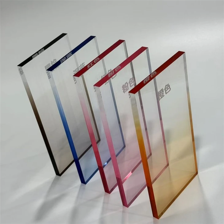 Custom Gradient Color Acrylic Sheet Block best